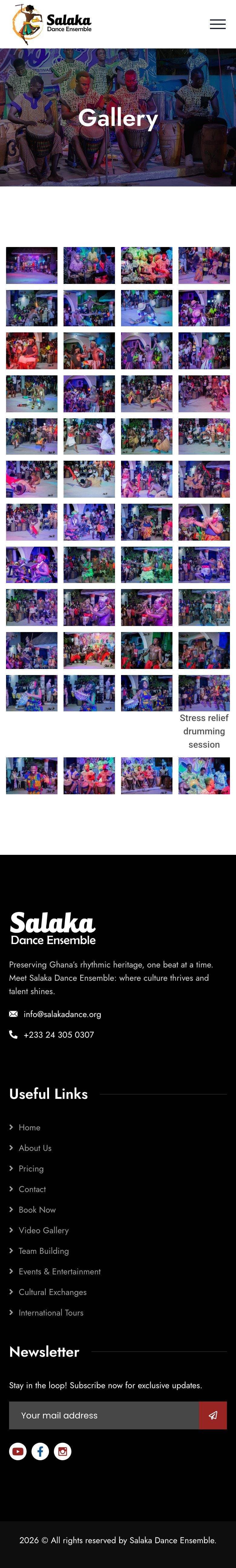 Salaka Dance Ensemble on mobile